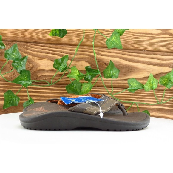 Sonoma Toddler Boys 12 Medium Brown Flip Flop Synthetic - Picture 5 of 10